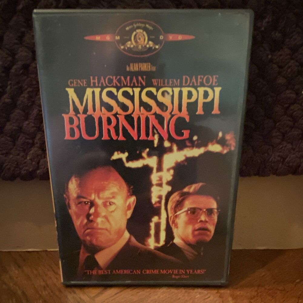 MISSISSIPPI BURNING (1988) DVD GENE HACKMAN WILLEM DAFOE ALAN PARKER R